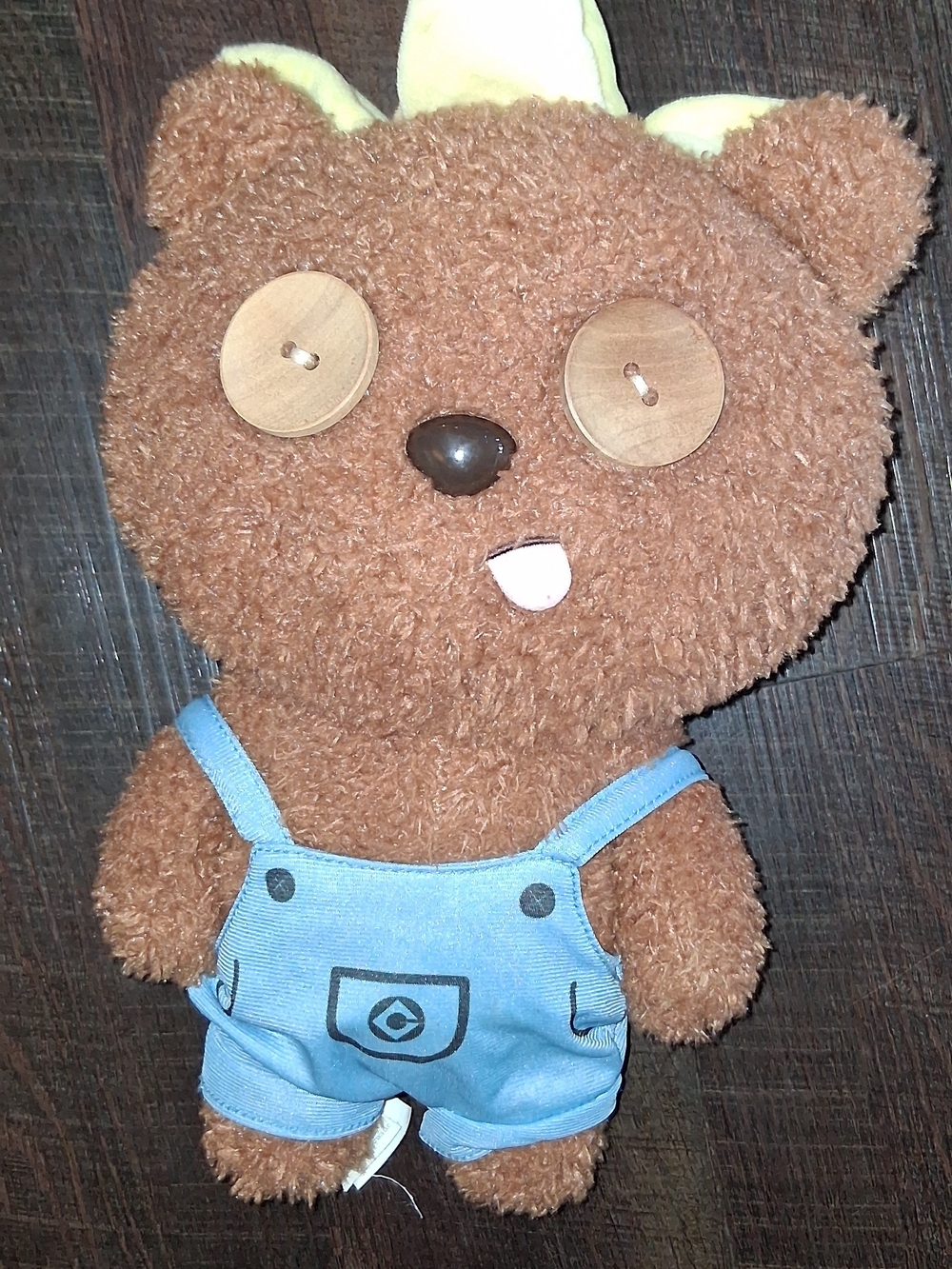 Despicable Me Minions "Tim" Teddy Bear Blue Overalls
